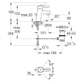 Стильный смеситель Grohe Concetto 3220410E для раковины - миниатюра фото 4