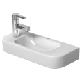 Раковина Duravit Happy D 50x22 см, белая, отверстие под смеситель слева (711500009) - миниатюра фото 1
