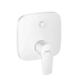 Смеситель для ванны Hansgrohe Talis E белый матовый со встроенным переключателем (71745700) - миниатюра фото 1