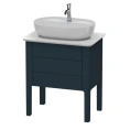 Напольная база Duravit Luv с выдвижным ящиком, 743x688x450 мм, цвет темно-синий шелковисто-матовый (LU956509898) - миниатюра фото 1