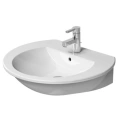 Раковина Duravit Darling New с 3 отверстиями под смеситель 650x550 мм белая (2621650030) - миниатюра фото 1