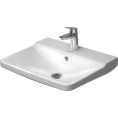 Раковина Duravit P3 Comforts с перел с 1 отв под смеситель вкл заглушку для перелива хром 600x475мм Цвет Белый - миниатюра фото 1