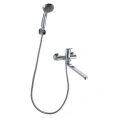 Смеситель Bravat Drop F64898C-LB для ванны с душем и высоким изливом - миниатюра фото 1