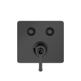 GESSI HI-FI ECLECTIC Смеситель для душа настенный встраиваемый однорычажный с 2 запорными кнопками цвет Black XL (65242#299) - миниатюра фото 1