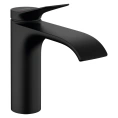 Смеситель для раковины HANSGROHE VIVENIS: однорычажный, с донным клапаном, матовый черный (75020670) - миниатюра фото 1