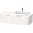 Подвесная тумба Duravit Happy D.2 Plus DX, белая глянцевая, 354x1300x550 мм, 1 ящик (HP4932R2222) - миниатюра фото 1
