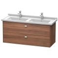 Тумба под раковину Duravit Brioso 1220 мм с двумя ящиками, цвет натуральный орех (033213) (BR414401079) - миниатюра фото 1