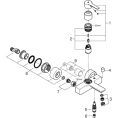 Смеситель для ванны с душем Grohe Lineare 33849000 настенный - миниатюра фото 3