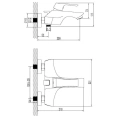 Смеситель для ванны с душем Lemark Unit LM4502C - миниатюра фото 6