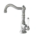 Однорычажный смеситель для раковины Nicolazzi P.m. Blanc A с донным клапаном и керамическими ручками, хром (3458CR76AC) - миниатюра фото 1