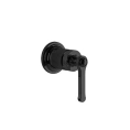 Смеситель для ванной GESSI VENTI20: Однорычажный настенный, матовый черный (65131#299) - миниатюра фото 1