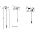 Потолочный излив GESSI 316 с дистанционным управлением, цвет Brushed Black Metal PVD (54199#707) - миниатюра фото 2