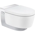 Подвесной унитаз Geberit AquaClean Mera Comfort 146.214.21.1 с системой устранения запахов - миниатюра фото 1