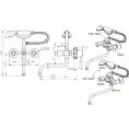 Смеситель Bravat Duo универсальный для кухни (7F6133186CP-LB-RUS) - миниатюра фото 3