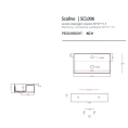 Раковина накладная Artceram Scalino 50x27 см белая глянцевая (SCL006 01 00) - миниатюра фото 2