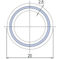 Труба PP-RCT стекловолокно WAVIN Ekoplastik Fiber Basalt Plus 20x2-8 - миниатюра фото 3