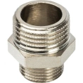 Ниппель STOUT НН переходной 1/2 x 3/8 никелированный - миниатюра фото 3