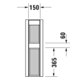 Белый пьедестал DURAVIT Happy D2 для раковин 231660-231680 (858270000) - миниатюра фото 2