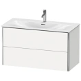 Тумба подвесная Duravit XSquare 234410 с двумя ящиками, 560x1010x478 мм, белый глянец (XS432502222) - миниатюра фото 1