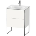 Тумба напольная Duravit XSquare под раковину с двумя ящиками и регулируемыми ножками (XS452202222) - миниатюра фото 1