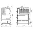 Твердотопливный напольный одноконтурный котел Kentatsu Furst Vulkan Max SR-140 - миниатюра фото 2