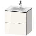 Тумба подвесная Duravit L-Cube White High Gloss с 2 ящиками, 550x520x421 мм (LC630402222) - миниатюра фото 1