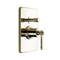 GESSI VENTI20: Однорычажный встраиваемый смеситель с переключателем (цвет Brass PVD) (65079#710) - миниатюра фото 1
