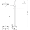 Душевая стойка Lemark Standart LM2160C - миниатюра фото 4