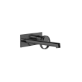 Смеситель Gessi Anello настенный с длинным изливом в отделке Black Metal Brushed PVD (63389#707) - миниатюра фото 1