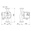 Циркуляционный насос Grundfos UPS 25-70 180 - миниатюра фото 4