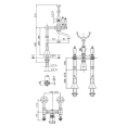 Напольный смеситель Cezares Diamond DIAMOND-VDP-01-Sw хромированный - миниатюра фото 2