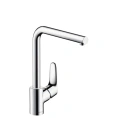Смеситель для кухни Hansgrohe Focus с поворотным изливом 222 мм (металлик) (31817800) - миниатюра фото 1