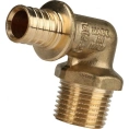 Stout Угольник-переходник с наружной резьбой 16xR 1/2 для труб из сшитого полиэтилена аксиальный - миниатюра фото 14