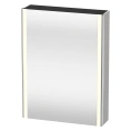 Зеркальный шкаф Duravit XSquare 600 мм с подсветкой и розеткой в скандинавском белом цвете (XS7111L3939) - миниатюра фото 1