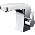 Смеситель Wasserkraft Berkel 4803 для раковины настенный с хромированным покрытием - миниатюра фото 1