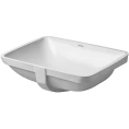 Встраиваемая раковина Duravit Starck 3 490x365 мм, белая, без отверстия под смеситель (305490000) - миниатюра фото 2