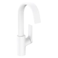 Смеситель для раковины HANSGROHE VIVENIS однорычажный с поворотным изливом и донным клапаном матовый белый (75030700) - миниатюра фото 1