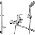 Современный комплект сантехники Bravat Fit F00416C для вашей ванной комнаты - миниатюра фото 1
