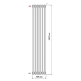 Радиатор стальной трубчатый Purmo Delta Laserline VLO 2180 1800х300 6 секций с нижней подводкой - миниатюра фото 3