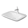 Раковина Duravit PuraVida без перелива 700x500 мм, белая, с глубокой чашей и выпуском (2701700030) - миниатюра фото 3