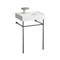 Консоль для раковины Laufen Kartell 810334/5, 53,5x44x79 см, черный матовый (3.8533.5.450.000.1) - миниатюра фото 1
