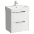 Подвесная тумба LAUFEN PRO S 520 мм с двумя ящиками, белая матовая (4.0215.2.110.260.1) - миниатюра фото 1