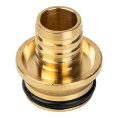 Фитинг STOUT компрессионный для труб из сшитого полиэтилена red 16x2-0x3/4 - миниатюра фото 3