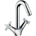 Комплект для ванной Hansgrohe Logis Classic: смеситель для ванны с душем, смеситель для раковины и душевая стойка - миниатюра фото 4