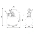 Насосная станция Grundfos CMB 5-46 бак 24 литра - миниатюра фото 3