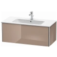 Консоль для раковины Duravit XSquare 1010 мм с выдвижным ящиком, цвет глянцевый капучино (XS407308686) - миниатюра фото 1