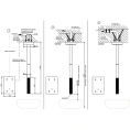 Электронный потолочный смеситель GESSI 316 TRAME для раковины, цвет Steel Brushed (54324#239) - миниатюра фото 2
