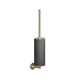 Настенный ёршик для унитаза Gessi Tondo: черный / Finox Brushed Nickel (63620#149) - миниатюра фото 1