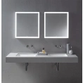 Встраиваемая раковина Duravit Starck 3 490x365 мм, белая, без отверстия под смеситель (305490000) - миниатюра фото 3