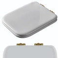 Комплект шарниров микролифт KERASAN Waldorf для сидения (бронза) 418601/418640 (R108A17 - шарниры для 4186 br) - миниатюра фото 1